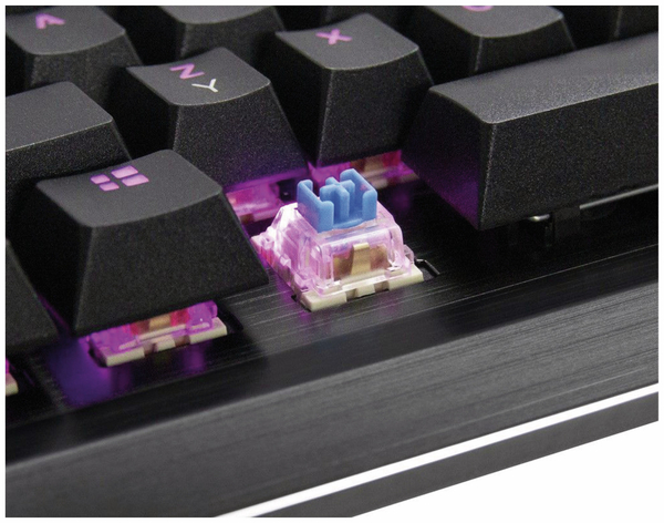 INTER-TECH USB-Tastatur NK-2000ME, mechanisch, RGB - Produktbild 3