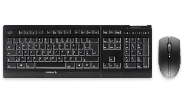 CHERRY Tastatur- und Mausset B.UNLIMITED 3.0, schwarz