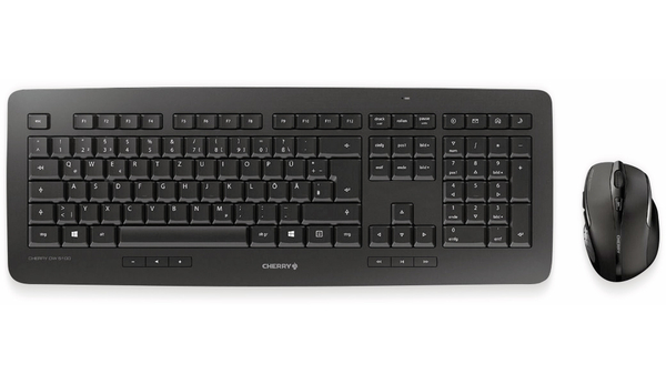 CHERRY Tastatur- und Mausset DW 5100, schwarz