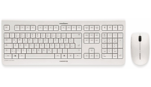 CHERRY Tastatur- und Mausset DW 3000, grau