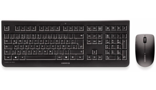 CHERRY Tastatur- und Mausset DW 3000, schwarz