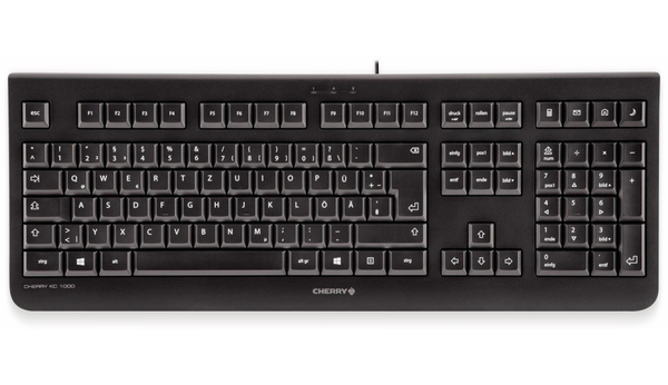 CHERRY Tastatur KC 1000, schwarz
