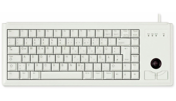 CHERRY USB-Tastatur G84-4400, mit Trackball, grau