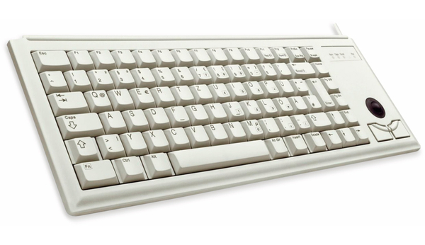 CHERRY USB-Tastatur G84-4400, mit Trackball, grau - Produktbild 2