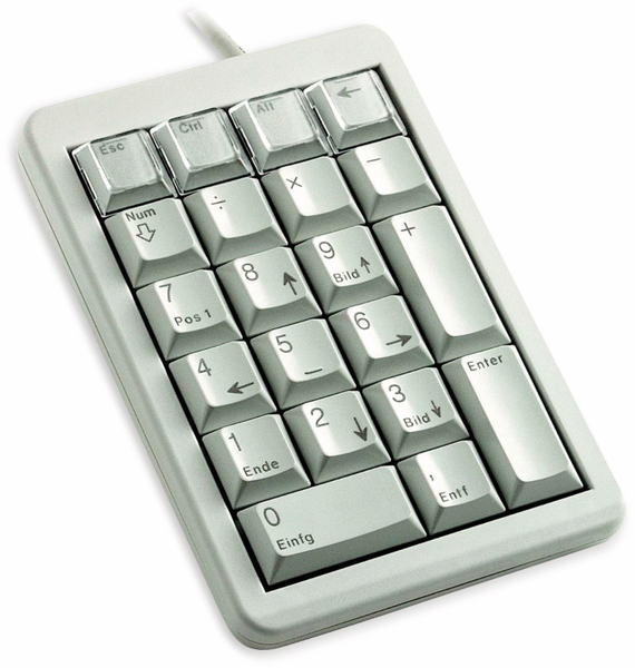 CHERRY Keypad G84-4700, USB, grau - Produktbild 2