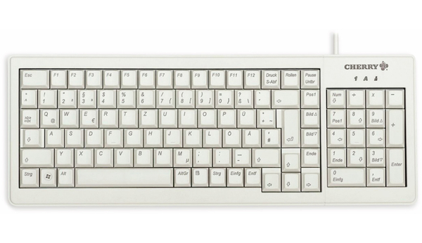 CHERRY USB-Tastatur G84-5200, grau
