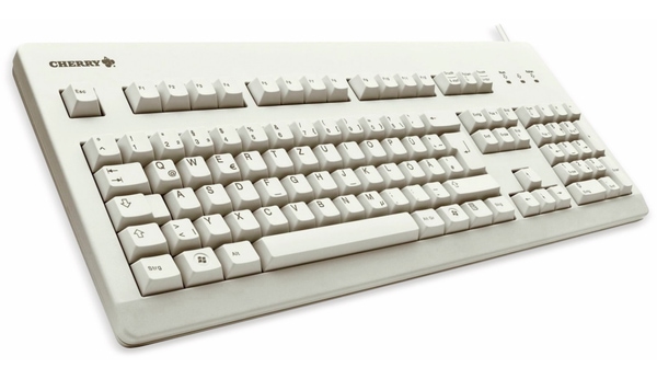 CHERRY USB-Tastatur G80-3000, mechanisch, Linear, grau - Produktbild 2