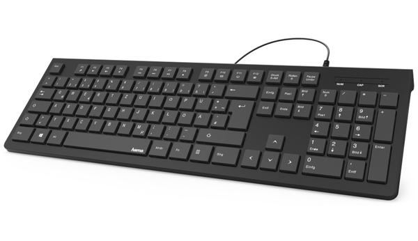 HAMA USB-Tastatur KC-200, schwarz