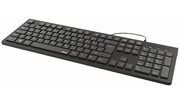 HAMA USB-Tastatur KC-200, schwarz - Produktbild 2
