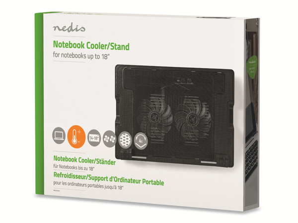 NEDIS Laptop-Kühler NBCR200BK - Produktbild 3