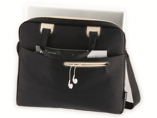 Hama Notebook-Tasche Sidney, 14,1&quot;, schwarz/beige - Produktbild 2