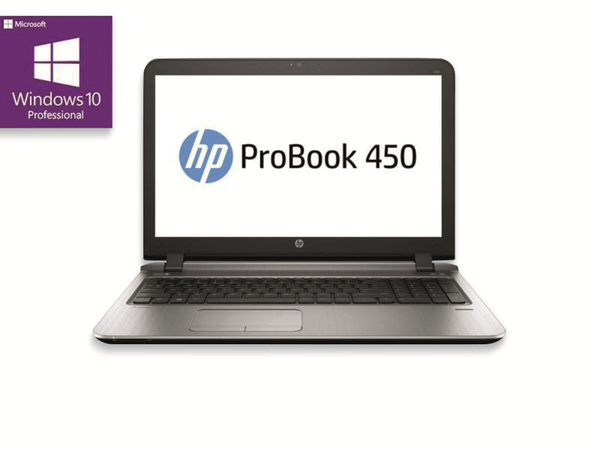 HP Notebook ProBook 450 G3, Intel i3, 15,6&quot;, 8GB RAM, 256GB SSD, Win10P, Refurbished