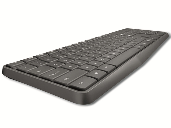 LOGITECH Tastatur- und Maus-Set MK235, Wireless, anthrazit - Produktbild 3