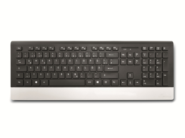 MEDIARANGE Funk-Tastatur- und Maus-Set MROS105, QWERTZ, schwarz-silber - Produktbild 2