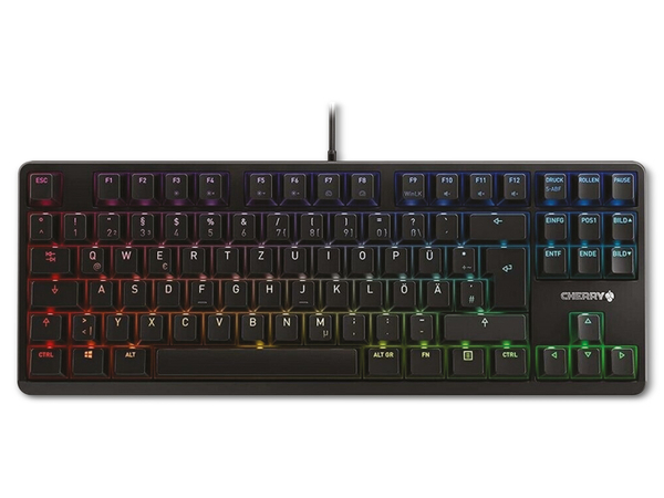 CHERRY Tastatur G80-3000N RGB TKL, MX Clear