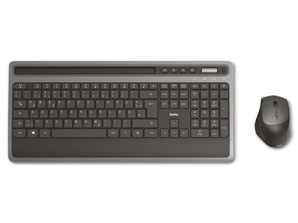 HAMA Tastatur- und Maus-Set KMW-600, schwarz/anthrazit - Produktbild 2