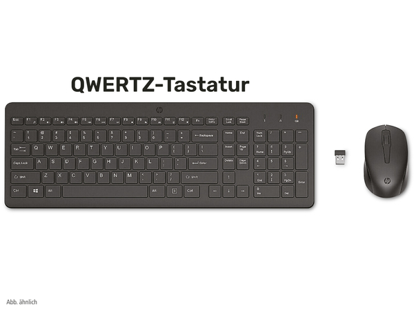 HP Tastatur- und Maus-Set 330, Wireless QWERTZ-Variante - Produktbild 3