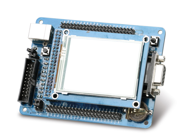 ARM Cortex-M3 Entwicklungsboard mit 6,1 cm (2,4&quot;) Touchscreen