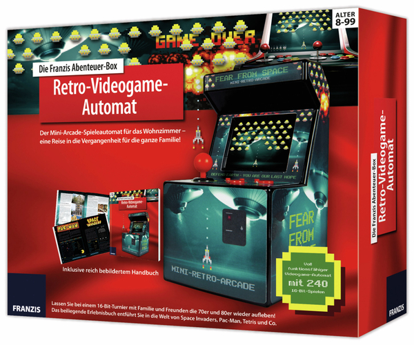 Franzis Lernpaket Retro-Videogame-Automat