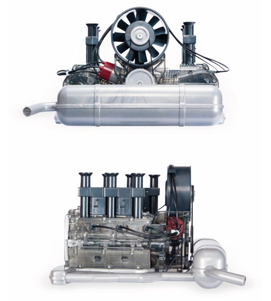 Funktionsmodell des 2-Liter-6-Zylinder-Boxermotors aus dem Jahr 1966 - Produktbild 3