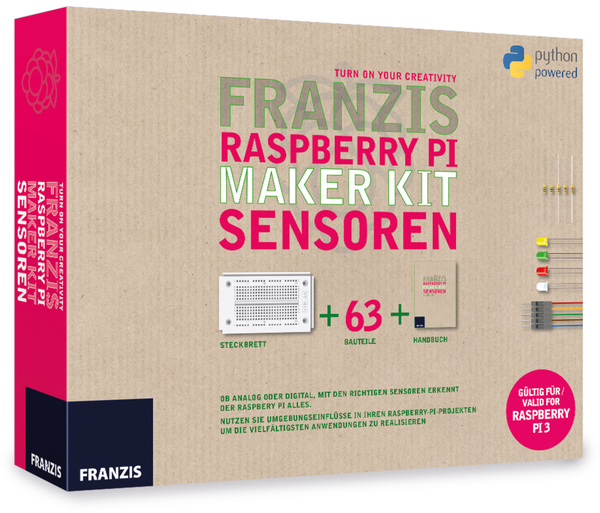 Franzis Lernpaket Raspberry Pi Maker Kit Sensoren