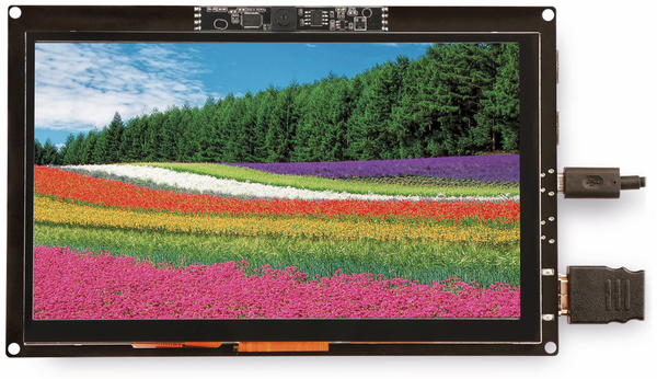 LC-Display 17,8 cm (7&quot;), mit kapazitivem Touchscreen, HDMI, Kamera