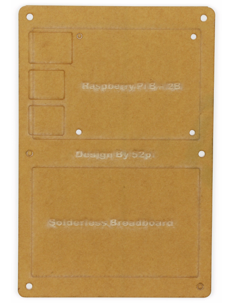 Acrylplatte und Breadboard für RPi B+/2B/3B/3B+, klein - Produktbild 2