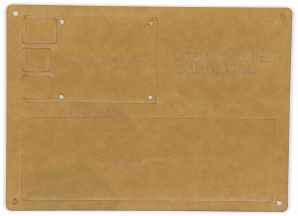 Acrylplatte und Breadboard für RPi B+/2B/3B/3B+, groß - Produktbild 2