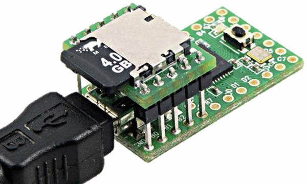 PJRC, Micro SD Card Adapter Teensy 2.0 - Produktbild 2