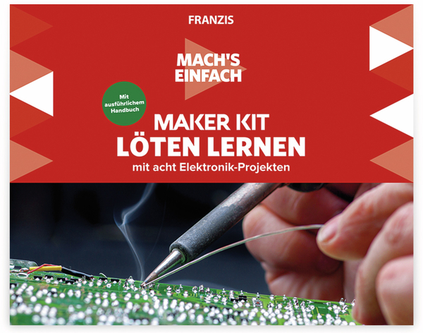 FRANZIS Maker Kit, 67122, Löten lernen