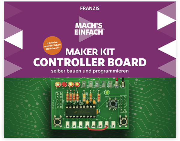 FRANZIS Maker Kit, 67099, Controller Board selber bauen