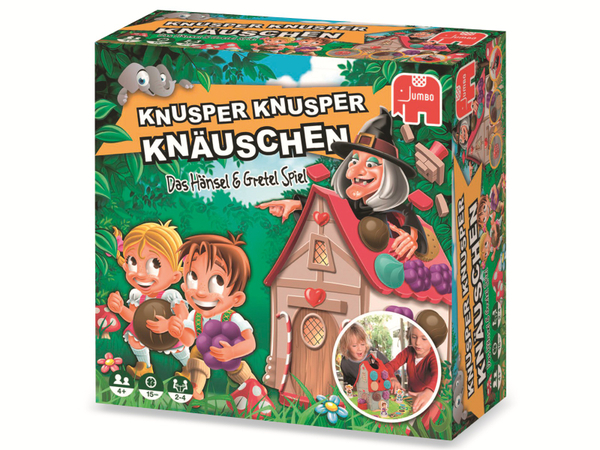 JUMBO Spiele Kinderspiel, 19713, Knusper, Knusper Knäuschen - Produktbild 4
