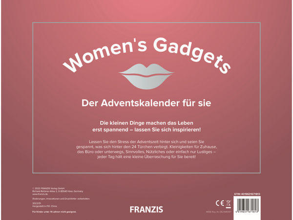 FRANZIS Adventskalender, 67181, Women&#039;s Gadgets - Produktbild 3
