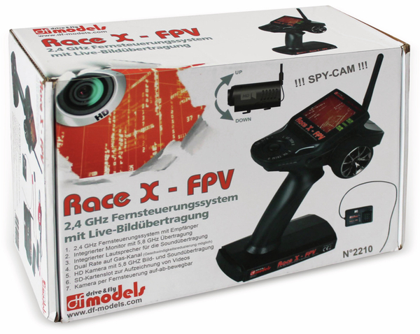 df models Fernsteuerung RACE X FPV, 2,4 GHz, mit Kamera - Produktbild 4