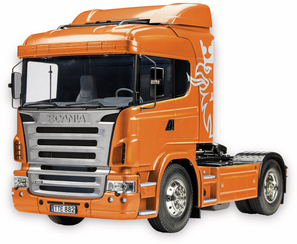 TAMIYA 1:14 RC Scania R470, 4x2, Orange metallic