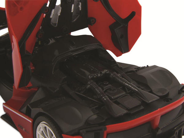 Jamara Rennwagen Ferrari FXX K Evo, 1:18, rot, 2,4 GHz, Bausatz 92-teilig - Produktbild 3