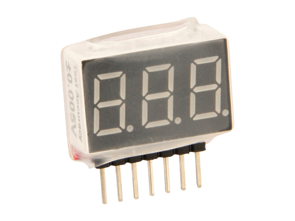 Voltmeter für LiPo/LiIon/LiFe-Akkus AVM-1/6S - Produktbild 2