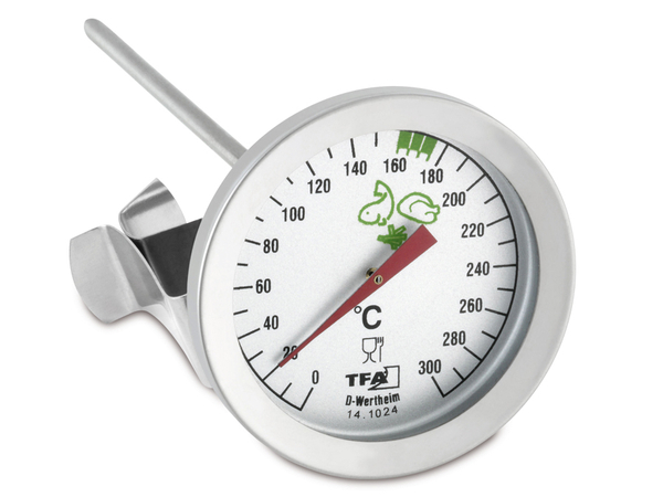 TFA Einstich-Thermometer 14.1024, mit Clip