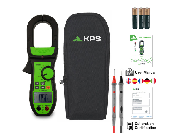 KPS Zangen-Multimeter, DCM3000, TRMS, 1000 A~ - Produktbild 3