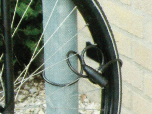 DUNLOP Fahrrad-Spiralkabelschloss, 150cm - Produktbild 2