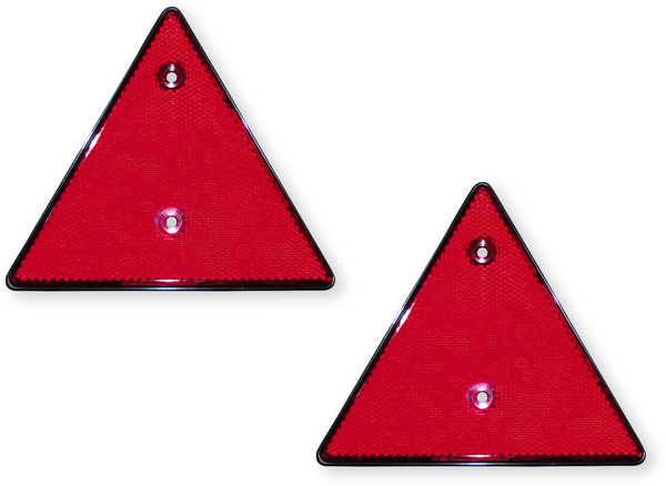LAS Dreieck-Reflektor-Set, rot, 2 Stück