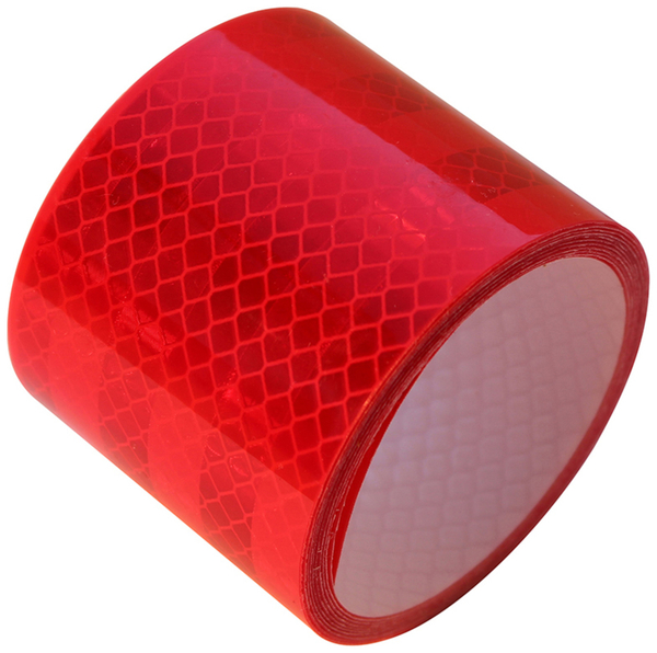Reflektorband, rot, 2m, selbstklebend