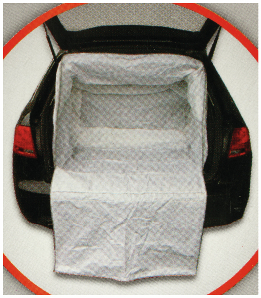 Kofferraumschutz mit Tasche, 130x90x74 cm - Produktbild 3