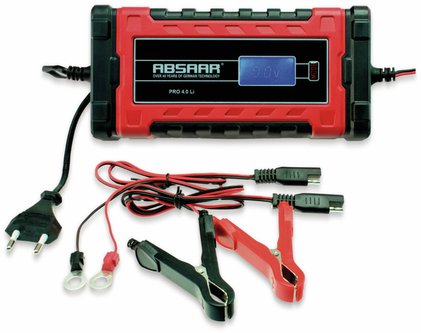 ABSAAR Batterie-Ladegerät Pro 4.0 Lithium 6/12 V- 4 A
