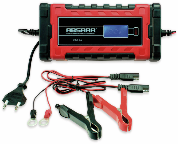 ABSAAR Batterie-Ladegerät Pro 8.0, 12/24 V- 8A