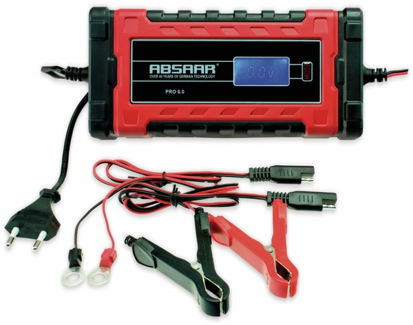 ABSAAR Batterie-Ladegerät Pro 6.0, 12/24 V- 6 A