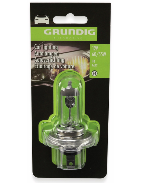 GRUNDIG Halogen-Autolampe H4 12 V-, 60/55 W - Produktbild 3