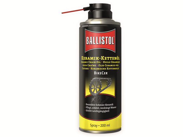 BALLISTOL Keramik-Kettenöl Spray BikeCer, 200 ml