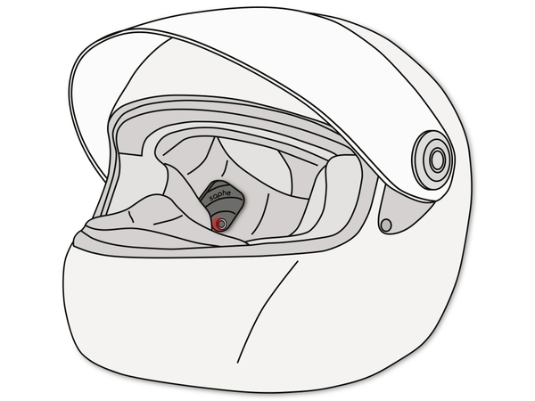 SAPHE MC Radar und Gefahrenwarner, Motorrad-Version - Produktbild 3