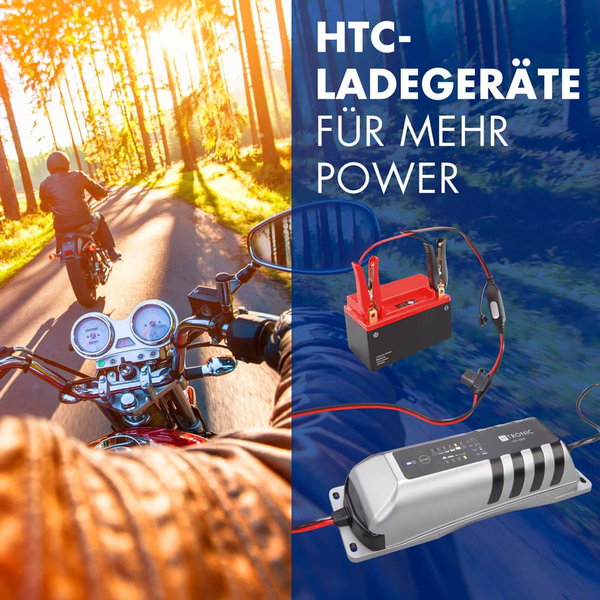 H-TRONIC Automatik-Ladegerät HTC 2000, 12 V Blei- und Li-Ion-Batterien - Produktbild 5